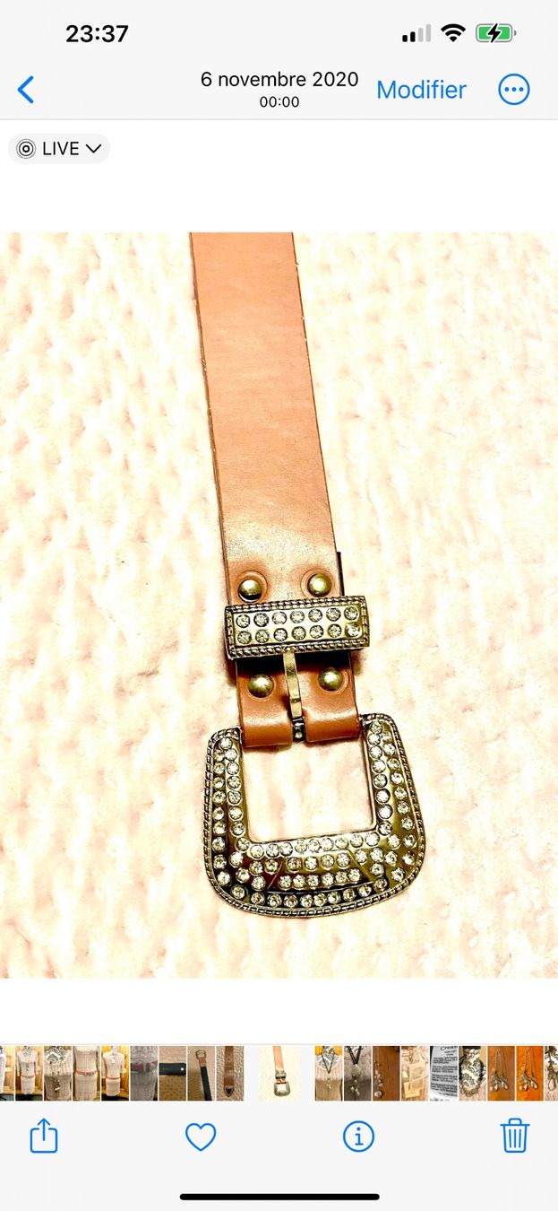 Gürtel: Ceinture rose Taille 85 – Gebraucht aus Porrentruy von SYANKA 7