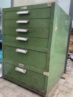 Metallschrank mit 6 Schubladen; gebraucht
