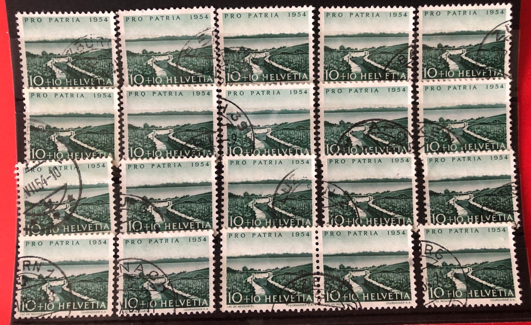 Tutti i francobolli: Nr.B 67 Steckkarte mit Stempel – Usato da Aarau venduto da Billa007
