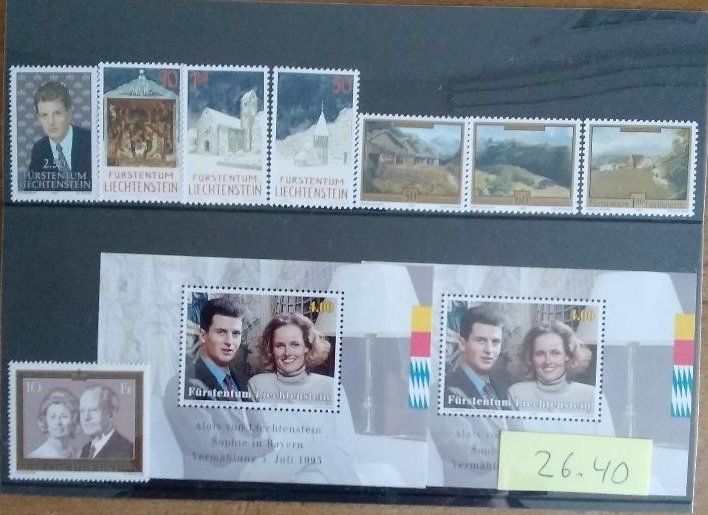 Tutti i francobolli: Briefmarken Liechtenstein postfrisch Fr. 269.95 – Nuovo (secondo la descrizione) da Basel venduto da TokenID1 2