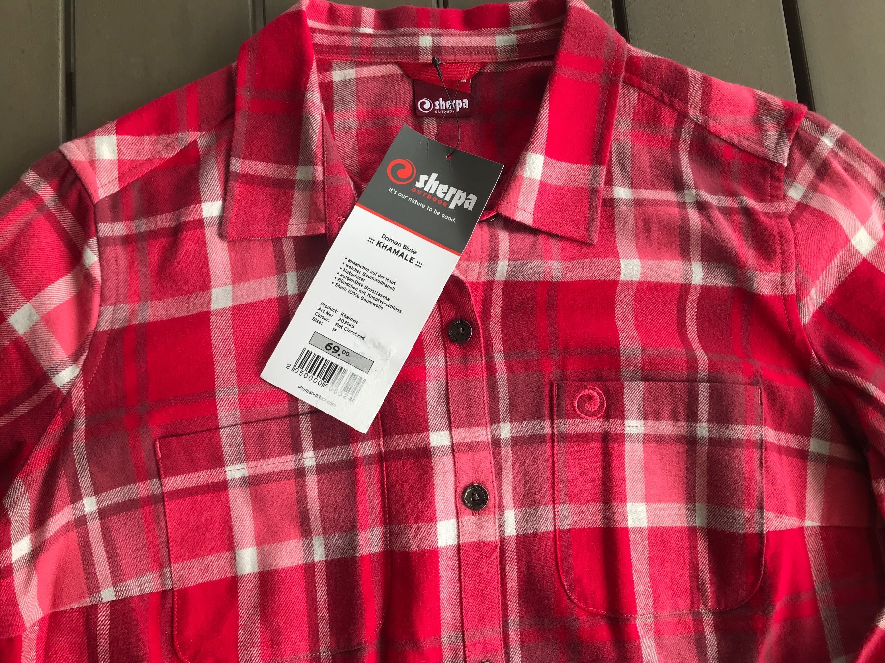 Sherpa Blusen: Sherpa Damenbluse Khamale, Gr. M, neu – Neu (gemäss Beschreibung) aus Ebnat-Kappel von Molton 2