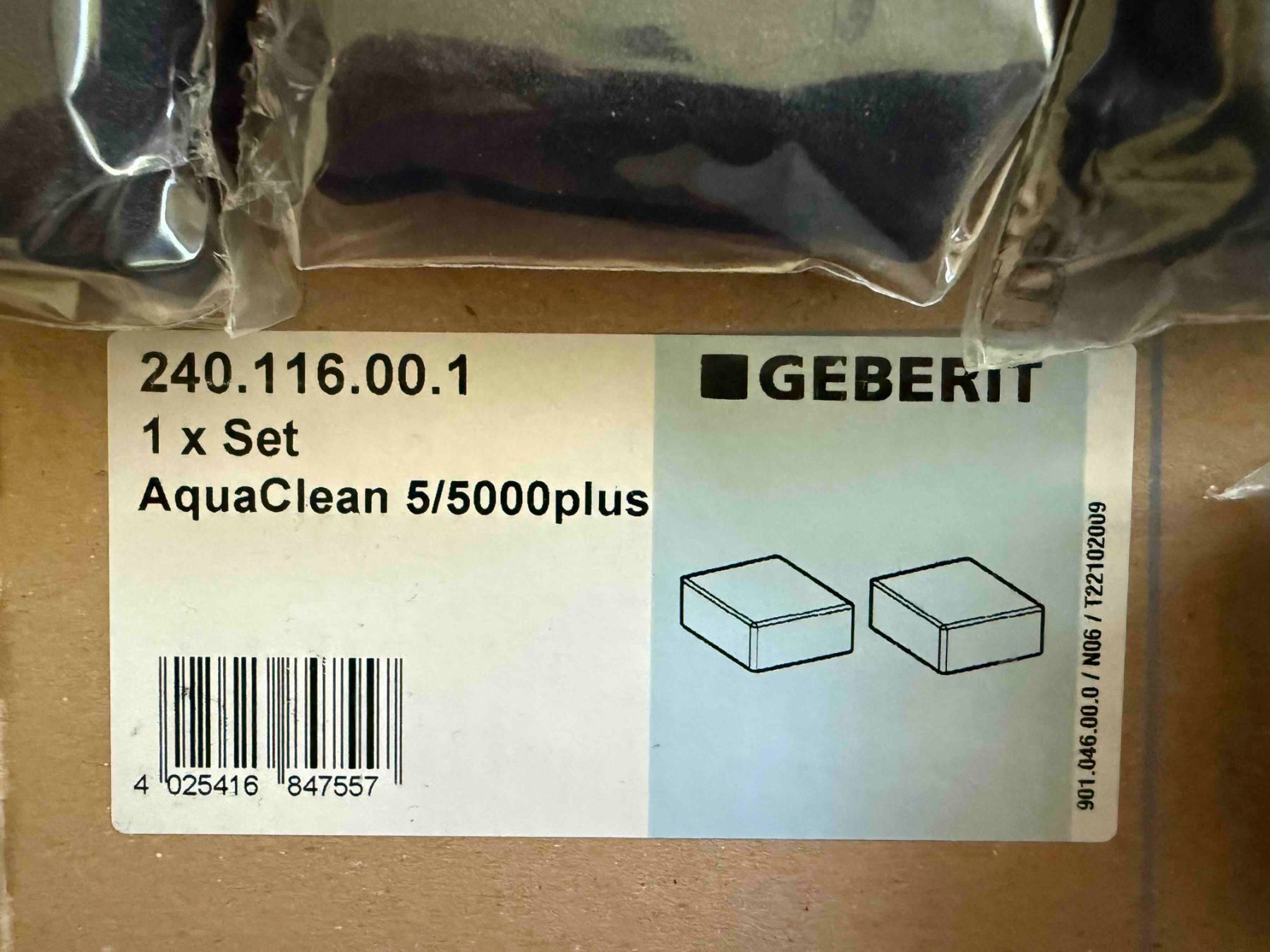Geberit Ventilazione: GEBERIT Filter für AquaClean 5/5000 plus – Nuovo e nell'imballaggio originale da Steckborn venduto da ger_k29v 1