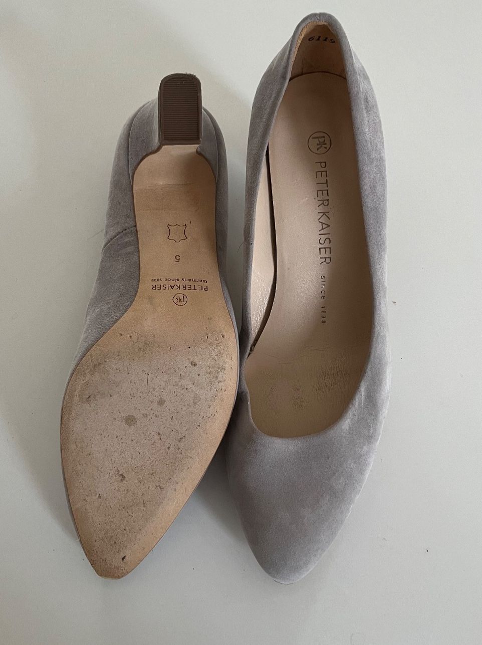 Kaiser Scarpe da donna: Peter Kaiser Pumps Gr. 38 Absatz 6cm Wildleder – Usato da Salenstein venduto da kar_qx2p 2