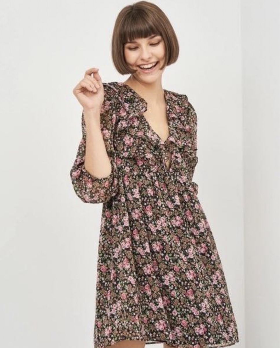 Zara Kleider: Robe fluide Zara fleurie, taille S NEW – Neu (gemäss Beschreibung) aus Vuadens von Nina11 4