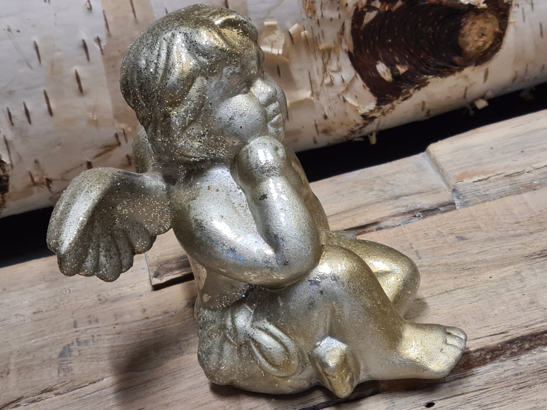 Statuette: Grösserer Engel, H 11x B 10cm – Usato da Amriswil venduto da kleindeko 2