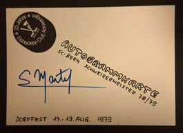 AUTOGRAMM EISHOCKEY SCB VON 1979