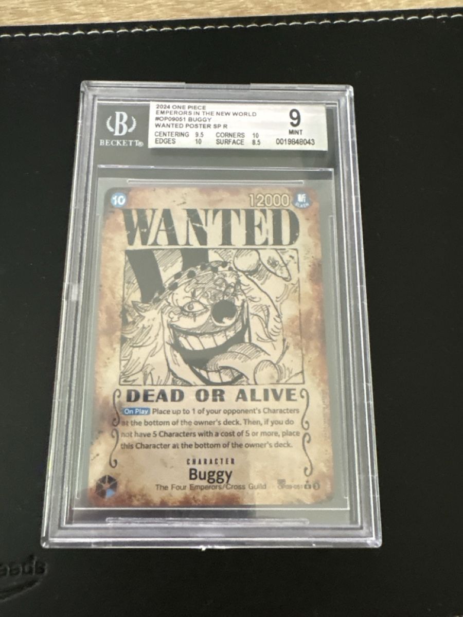 Bandai Carte collezionabili: One Piece Card Game Buggy SP OP09-051 BGS 9 – Nuovo (secondo la descrizione) da Wetzikon ZH venduto da regula.mrk