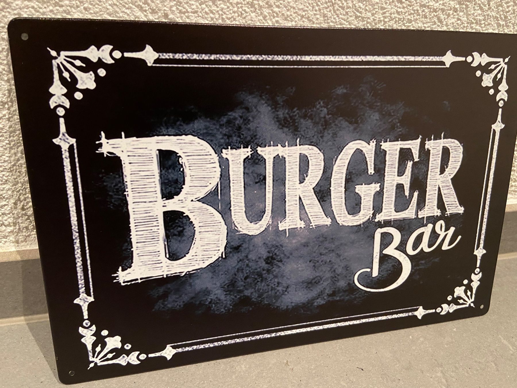 Insegne: Schild Metall Burger Bar / Dekorieren/ Neu / – Nuovo e nell'imballaggio originale da Seon venduto da Aaargauer01 3