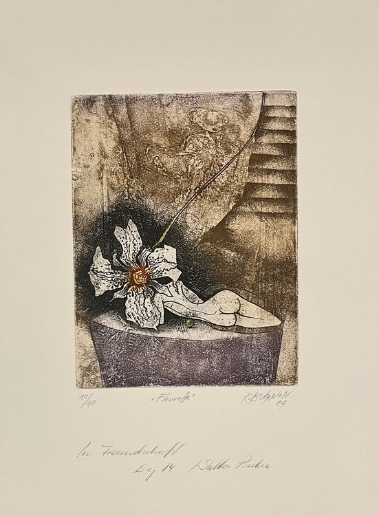 Roland Bugnon (1939) Radierung Handsigniert Kaufen auf Ricardo