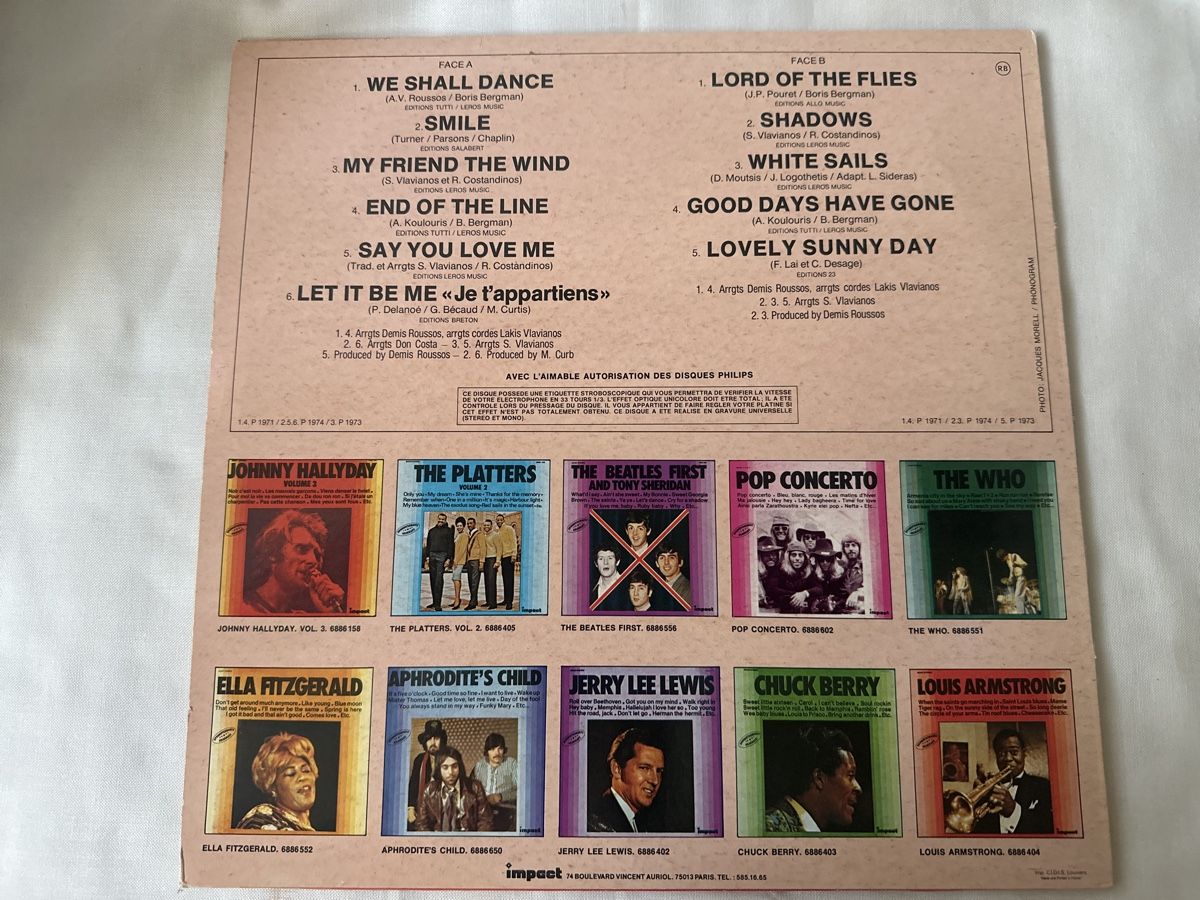 Dischi in vinile: Demis Roussos Vinyl Schallplatte LP Impact – Usato da Zürich venduto da Chaeffeler 1