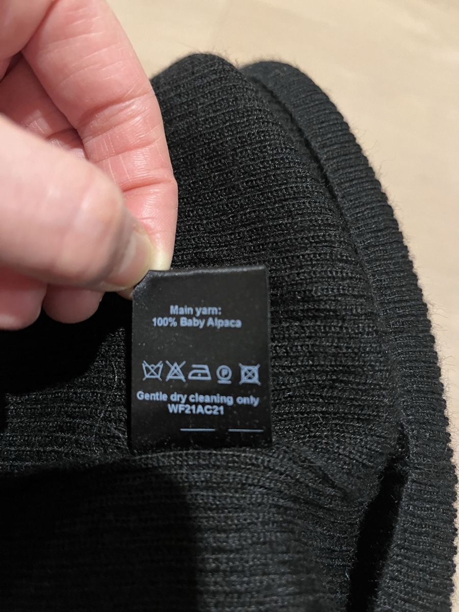 Maglioni & Felpe: Schwarzer AQRoss Pullover, Gr. M/L, 100% Alpaka Wolle – Usato da Schönenberg ZH venduto da mobalux1 4