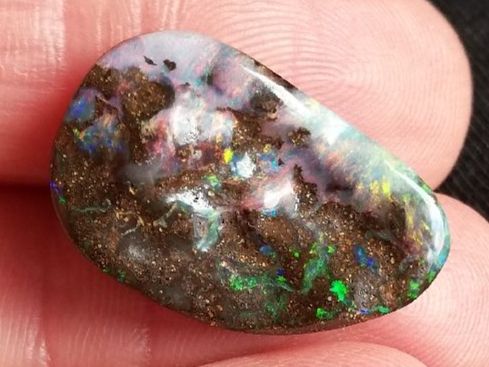 Pietre preziose: Aussergewöhnlicher Australischer Boulderopal – Nuovo e nell'imballaggio originale da Bärau venduto da thunja