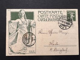 Postkarte 1909 Inauguration Kalchofen (P757)