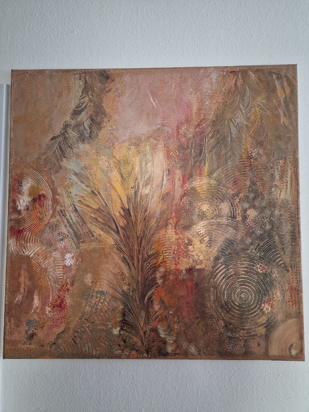 Foto & Immagini: Acrylbild mit Strukturen, abstrakt, einzigartig, Top – Nuovo (secondo la descrizione) da Gossau SG venduto da ush_db7j