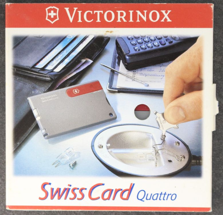 Victorinox, SwissCard Quattro con 12 funzioni - Personalizzabile on line