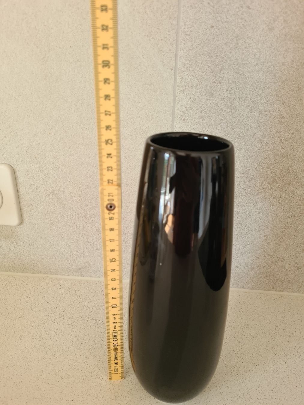 ASA Selection Vasen & Gefässe: Vase schwarz ASA Selection Germany hochglanz 25cm  – Gebraucht aus Horw von Mirii91 1