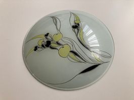 Verre pur plafonnier vintage, style art déco