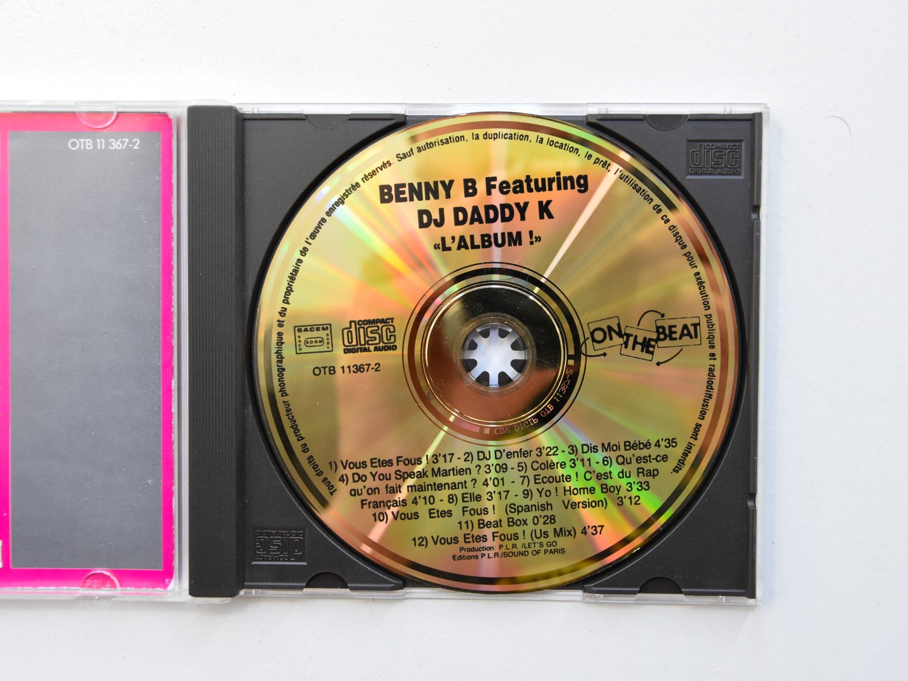 CD: Benny B Featuring DJ Daddy K - L'Album – Usato da Belmont-sur-Yverdon venduto da ag97 1