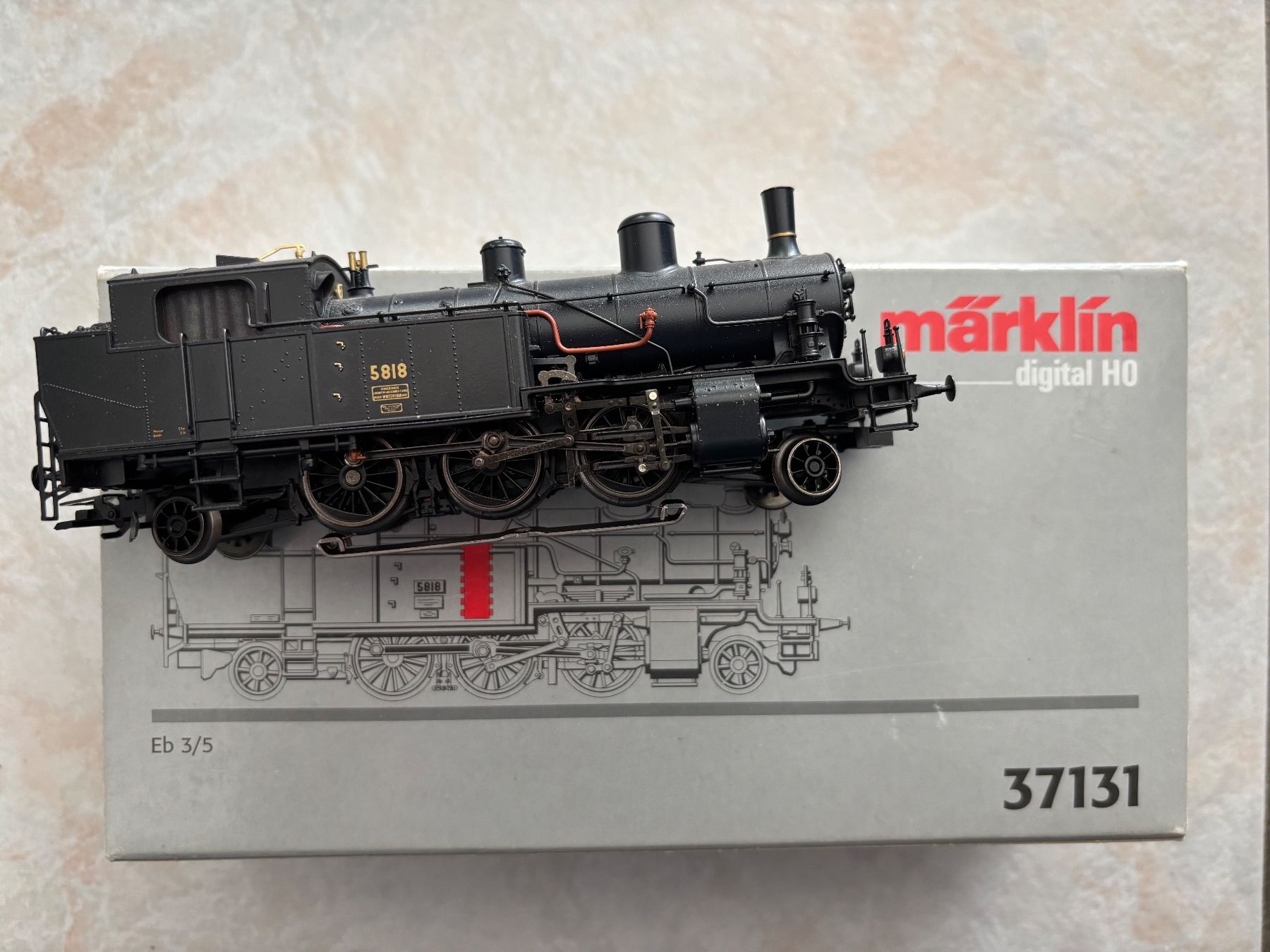 Märklin Modellini di ferrovie: Marklin 37131 Dampflok Eb 3/5 SBB Digital – Usato da Hauterive NE venduto da eriamch 2