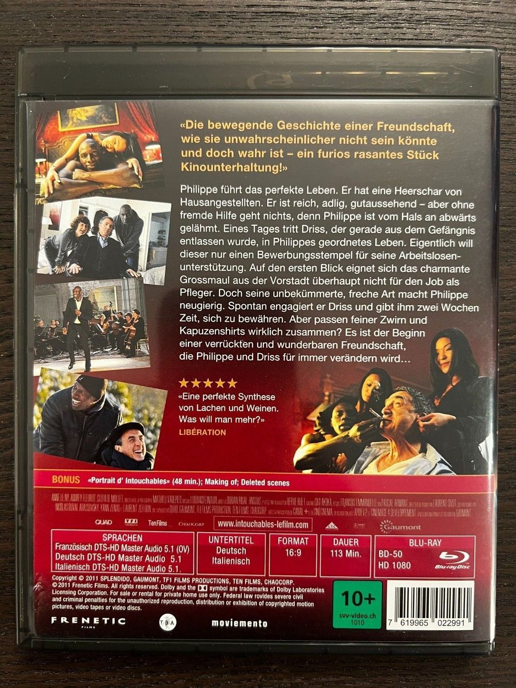 Tutti i DVDs: Intouchables – Usato da Zürich venduto da Blu-ray_ZH 1