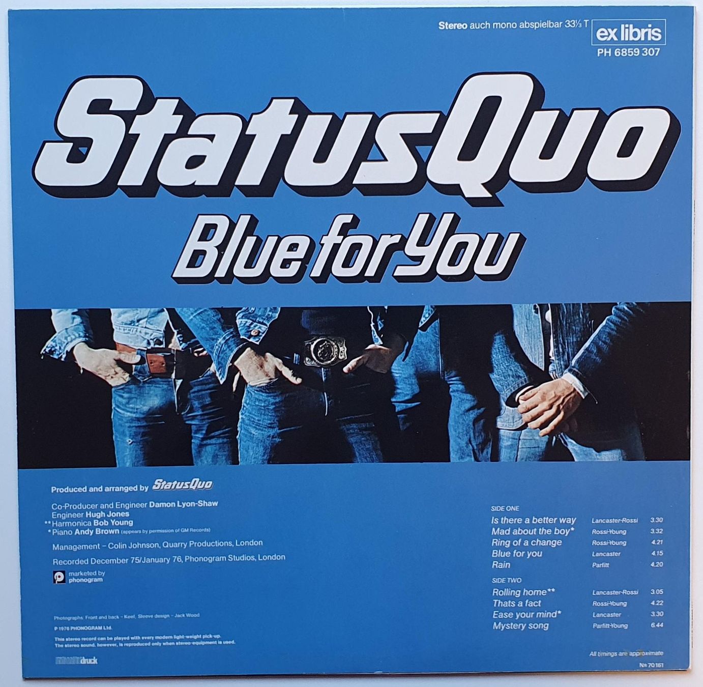 Schallplatten: Status Quo LP Ex-Libris 1976 – Gebraucht aus Volketswil von Abcrecords 1