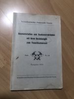 Feuerwehr/Fachbuch; Baumaterialien , zum Feuerlöschwesen