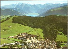 EINSIEDELN Flugaufnahme mit Sihlsee