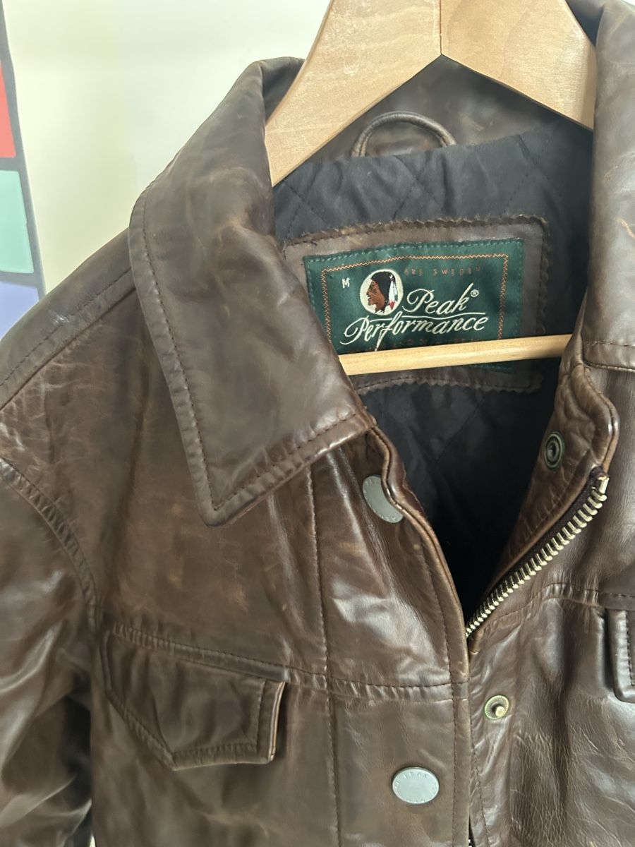 Peak Performance Giacche: Vintage peak performance leather jacket – Usato da Zürich venduto da fan_z5fl 3
