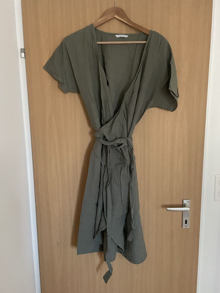 Vestiti: Leinen-Wickelkleid von Linenfox S-M – Nuovo (secondo la descrizione) da Utzenstorf venduto da Wirangi 1