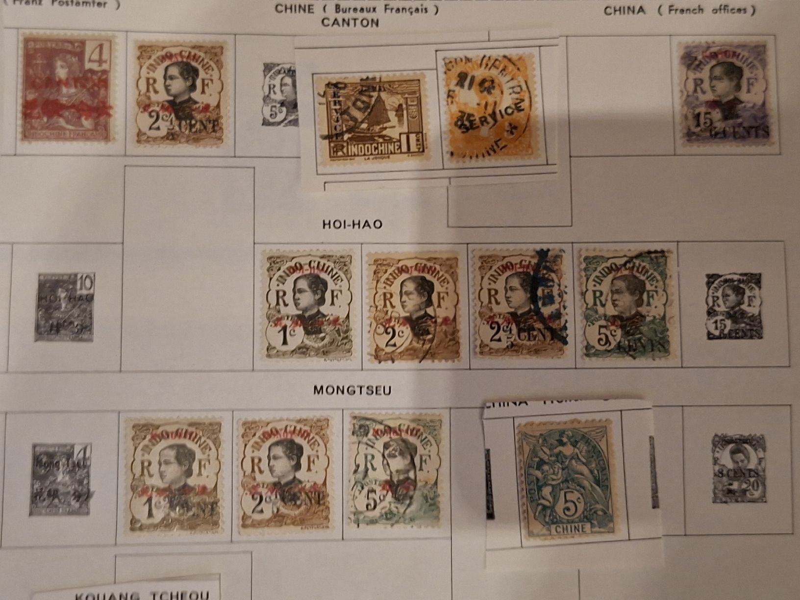 Tutti i francobolli: Lot Inido Chine  – Usato da Balgach venduto da SIMEON27 3