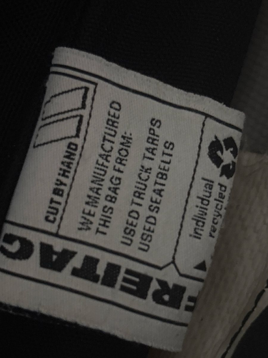Freitag Sacs à dos: Freitag Tasche blau weiss gebraucht – D'occasion à langenthal par rundholz7 7