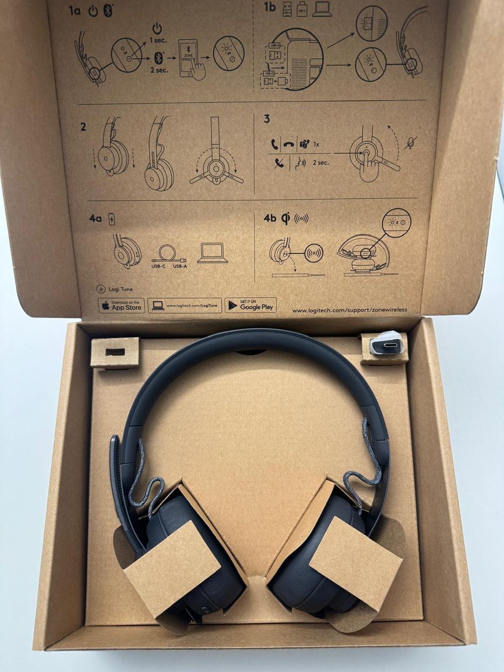 Logitech Cuffie: 10x Logitech Zone Wireless mit Ladestation – Usato da Schaffhausen venduto da gvs-it 4