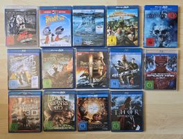 "3D" BLUE RAY SAMLUNG (14 Stück).