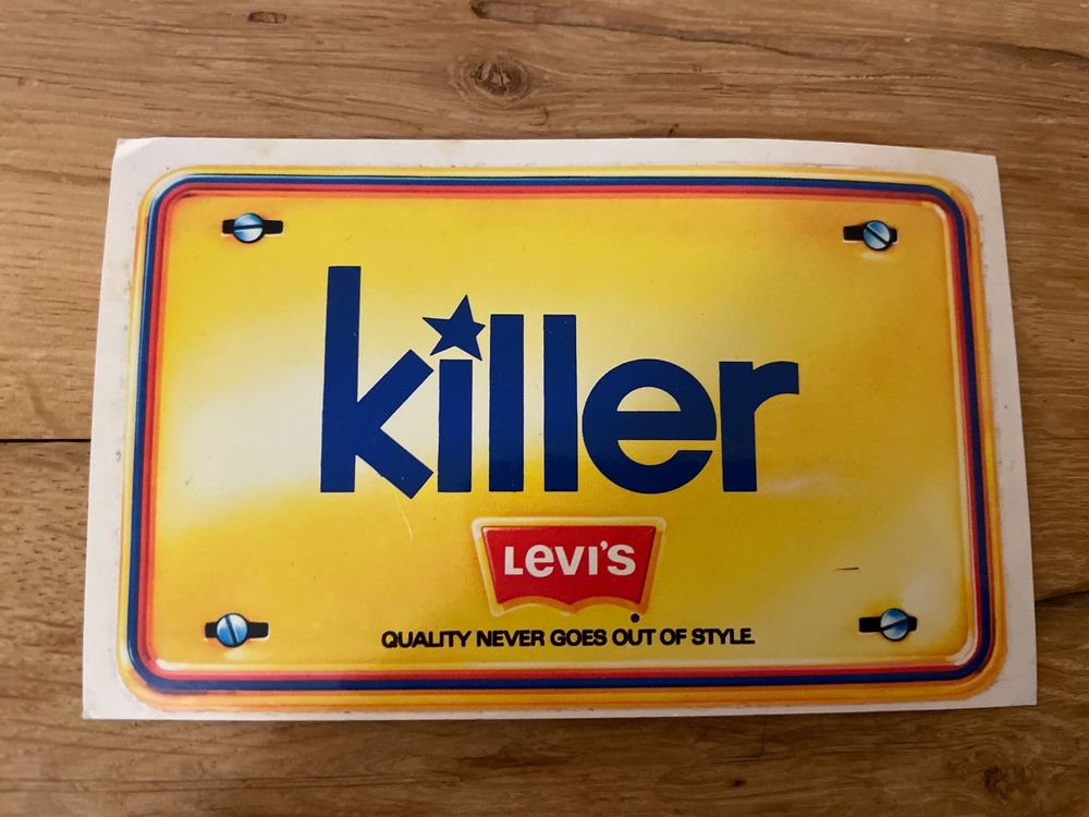 Vintage killer Levi’s Abziehbild, Sticke | Kaufen auf Ricardo