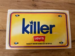 Vintage killer Levi’s Abziehbild, Sticke