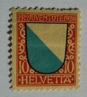 Briefmarke Pro Juventute 1920 10 Rappen ungestempelt
