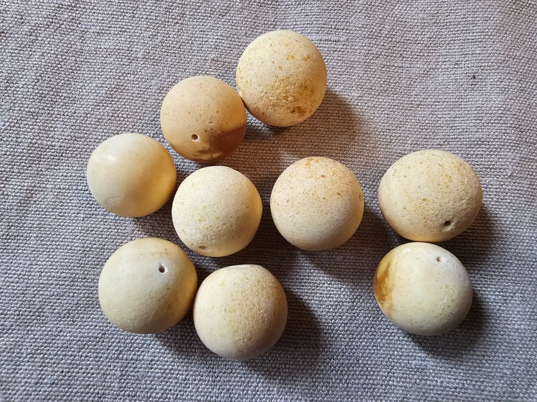 Minerali & Pietre curative: 17mm echter baltischer Bernstein Kugel groß butterscotch – Nuovo (secondo la descrizione) da Riedt b. Erlen venduto da Gottestraene 1