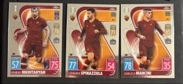 Lot 3 Cartes AS Roma Topps Match Attax Saison Actuelle!