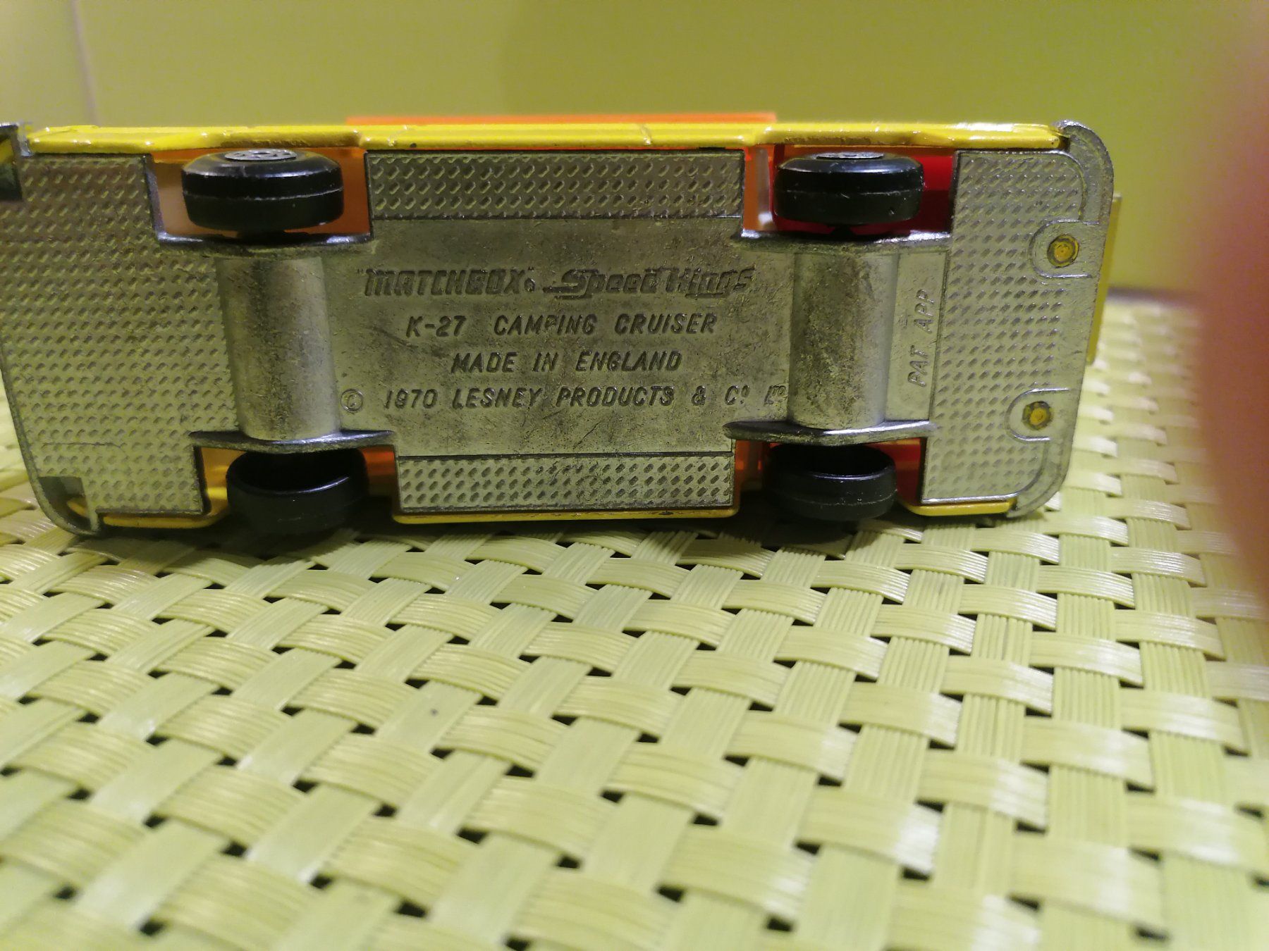 Matchbox Modellini d'auto: Matchbox speed kings K27 camper – Usato da Biberist venduto da troedlerheinz 3