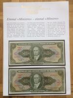 Kuriositäten auf Banknoten - Brasilien