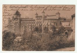 Postkarte Caux "Hôtel du Palais" Lausanne 23.09.1908