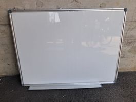 Weisswandtafel mit Ablage für Stifte, Whiteboard Magnettafel