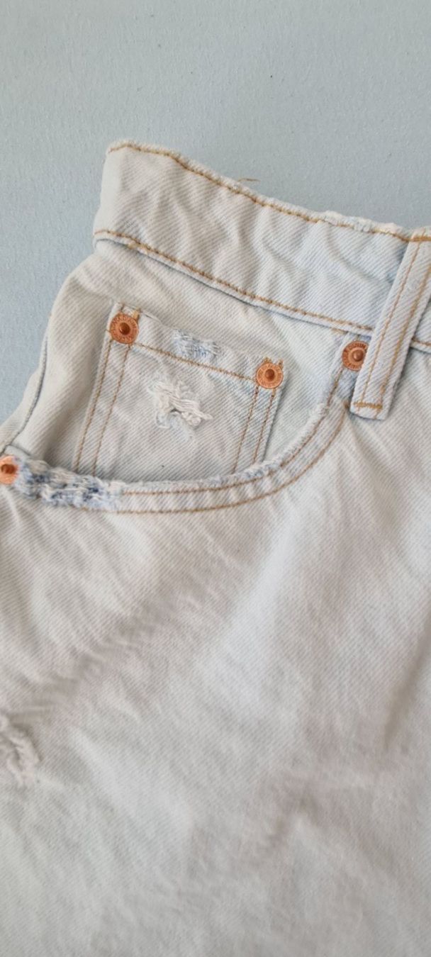 Zara Hosen: Minishort taille haute - taille 32 – Neu (gemäss Beschreibung) aus Genève von Saleena 7