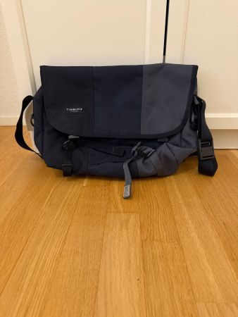 Timbuk2 Classic Messenger Bag S, dunkelblau/grau kaum gebrau