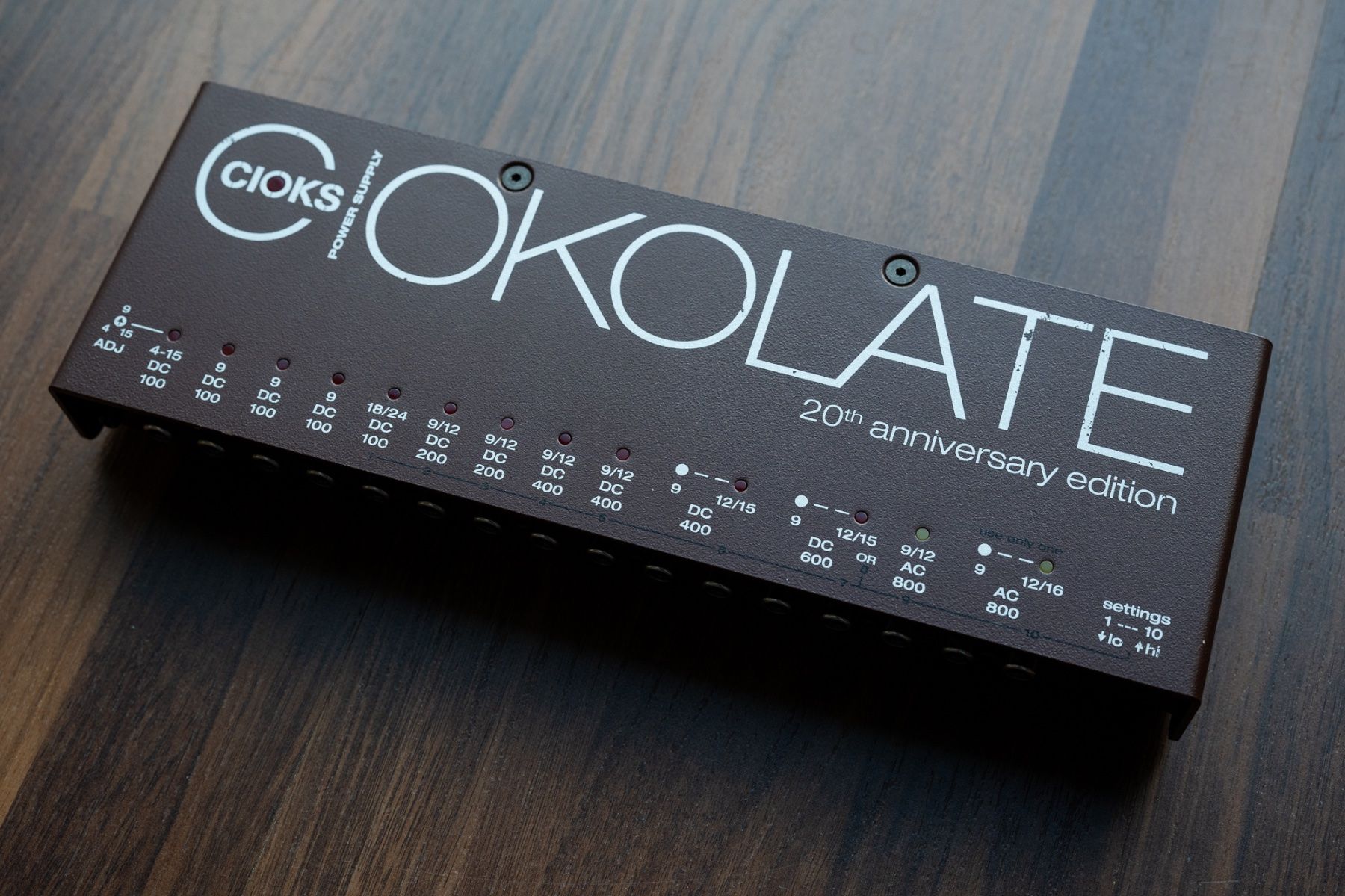 Strumenti musicali: Cioks Ciokolate - Pedal power supply – Usato da Péry venduto da Mitchproductions 2