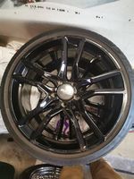 4 Platin wheels schwarz mit Sommerreifen Pirelli P zero