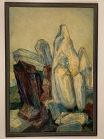 Erwin Stählin 1968 (1901-1970) Kristall Gemälde signiert Nr1