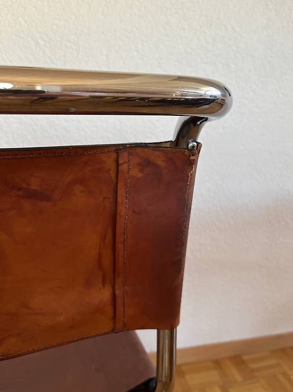 Sedie: Lot des 4 chaises cuir Marcel Breuer – Usato da Lausanne venduto da noemieweso 3