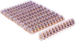 Lüsterklemmen 6 qm transparent 10 Reihen à 12 Klemmen