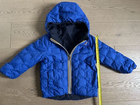 K-Way Wendejacke Regen- u. Daunen-Jacke Gr. 92 / 98